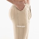 Pantalon stretch Cargo beige