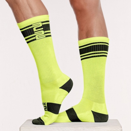 Active neon socks yellow