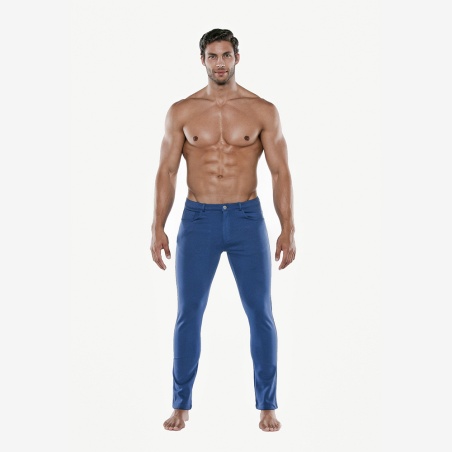 Pantalón 5 bolsillos Utility azul marino