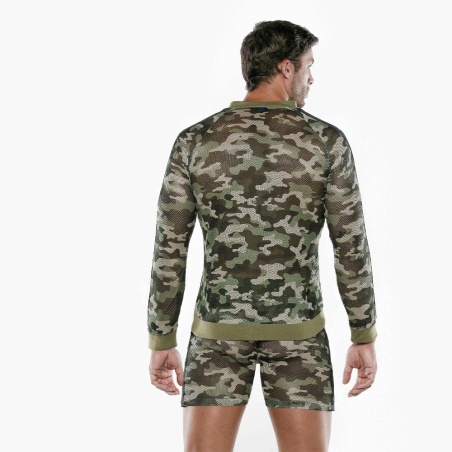 Chaqueta See me camo caqui