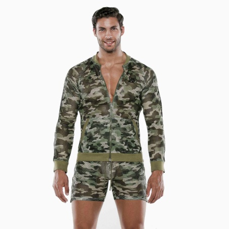 Chaqueta See me camo caqui