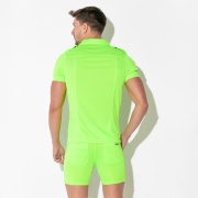 Chemise manche court Vivid citron vert