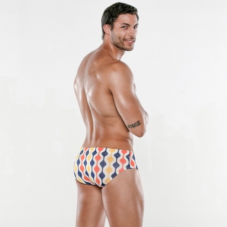 Slip de bain Groovy bleu marine