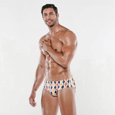 Slip de bain Groovy bleu marine