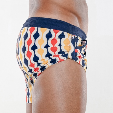 Short de bain Groovy bleu marine