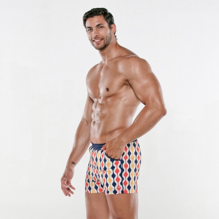 Short de bain Groovy bleu marine