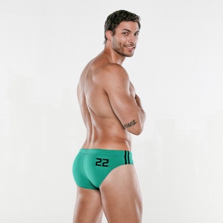 Medley swim brief green