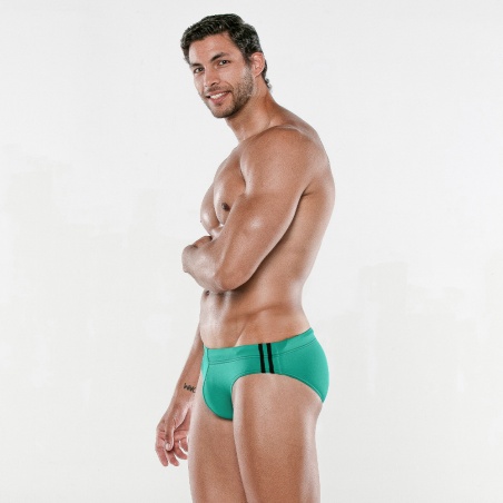 Medley swim brief green