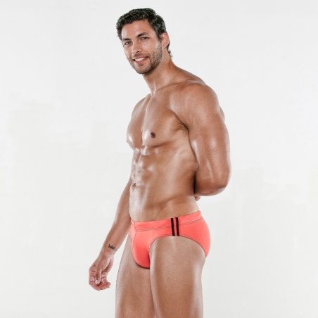 Medley swim brief coral