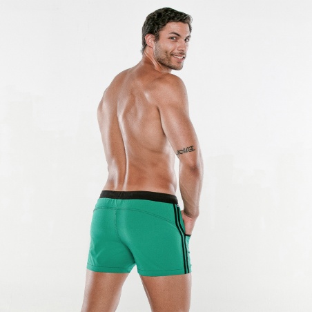 Short de bain medley vert