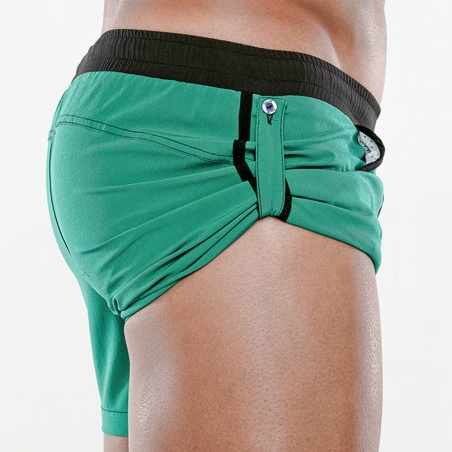 Short de bain medley vert