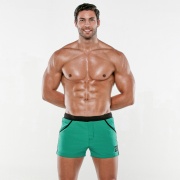 Short de bain medley vert