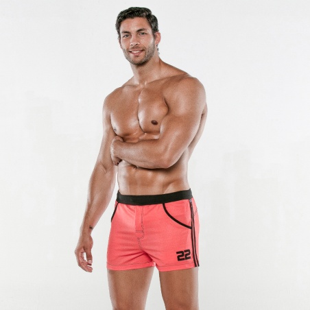 Medley swim short coral