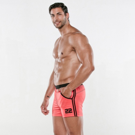 Medley swim short coral