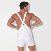 Stretch overalls white