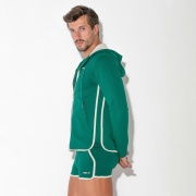 Sudadera con capucha focus verde