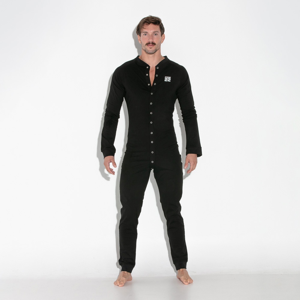 Toddland - Mustache Union Suit - Sleep Like Boots