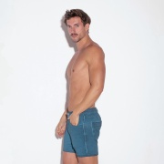 Vintage 5 pocket short petrol