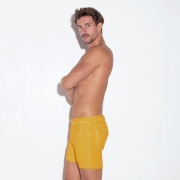 Short vintage 5 bolsillo amarillo