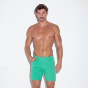 5 pocket short mint green