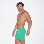 5 pocket short mint green