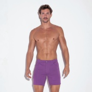 5 pocket short grape