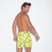 Short 5 poches citron vert