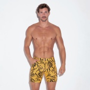 Short 5 bolsillo mandarina