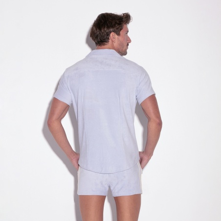 Chemise terry bleu ciel