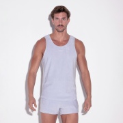 Camiseta tank de terry azul cielo