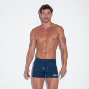 Mini short flux azul marino