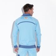 Reflex zip-up sweat jacket blue