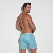 Pantalón corto silky stretch aqua