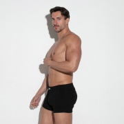 Mini short ajustado élastico negro