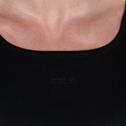 Essential rib tanktop black