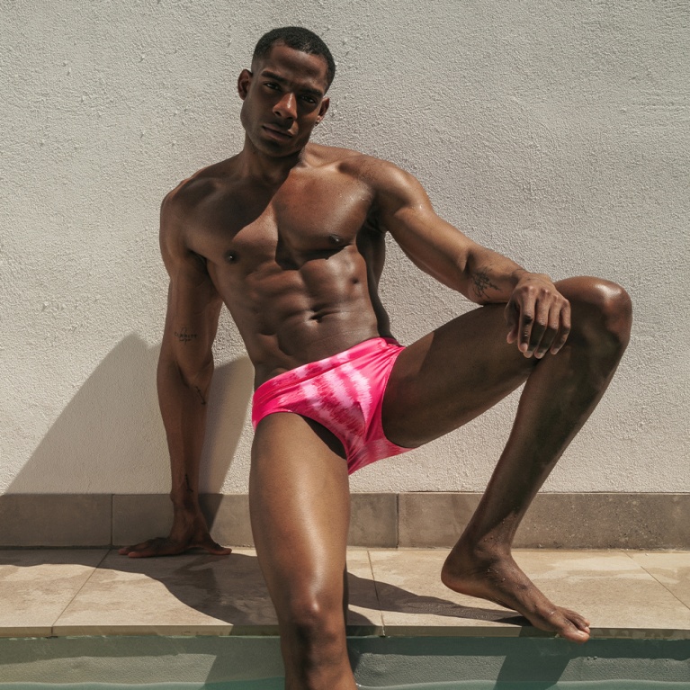 Slip de bain Baiona fuchsia