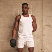 Prisma piqué tanktop white