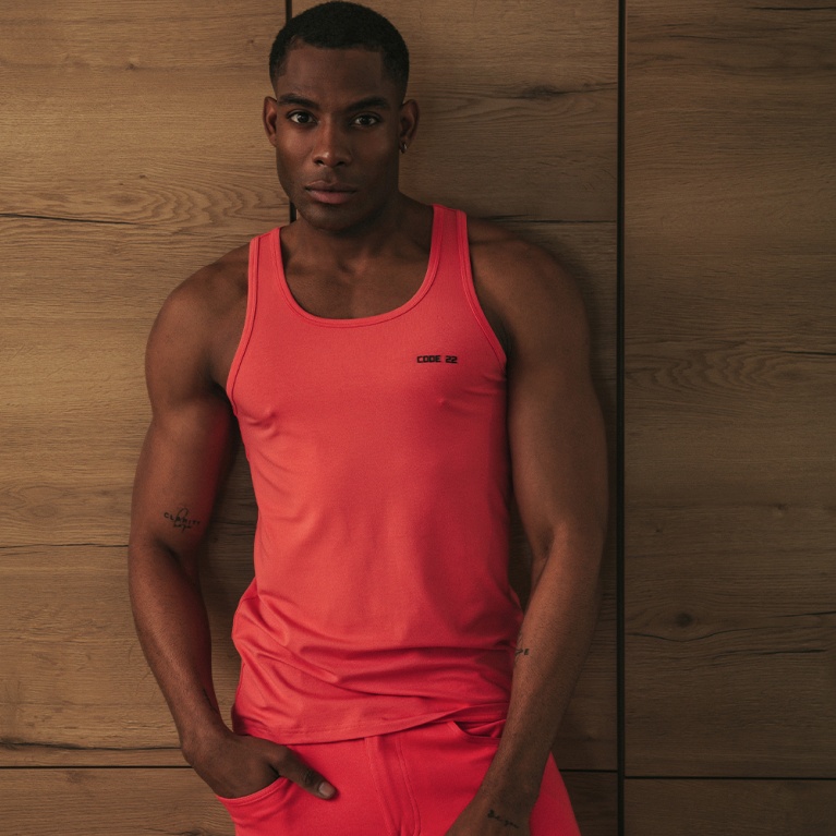 Short 5 bolsillo salmón