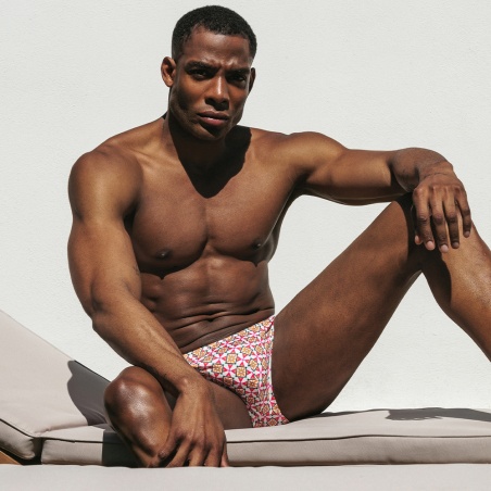 Slip de bain Mojácar orange