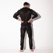 Sweat à capuche Oasis en jacquard ajouré