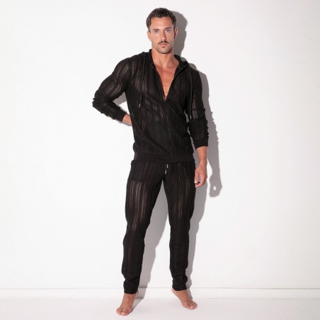 Sweat à capuche Oasis en jacquard ajouré