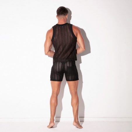 Débardeur Oasis en jacquard ajouré noir