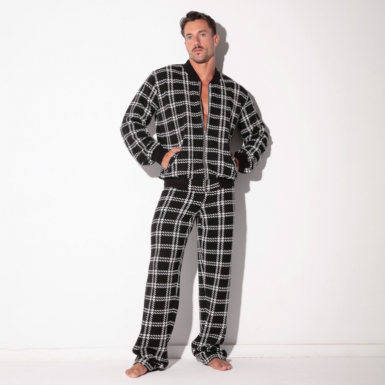 Cazadora bomber Cameron de cuadros