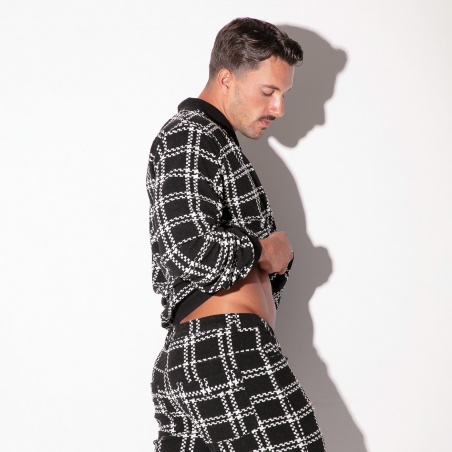 Veste bomber Cameron à carreaux