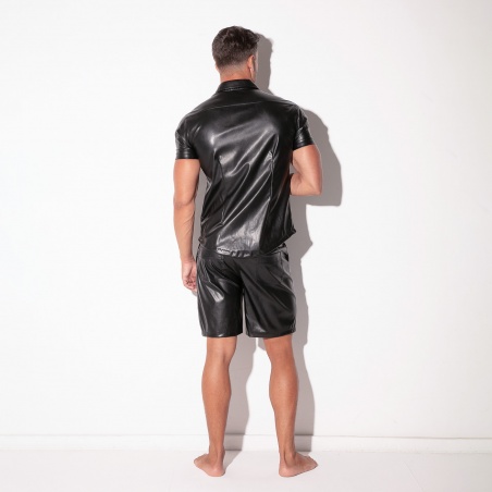 SF Leatherette Short Sleeve Shirt
