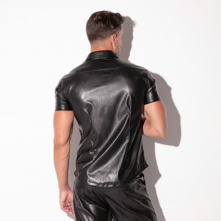 SF Leatherette Short Sleeve Shirt