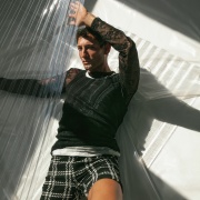 Short Cameron à carreaux