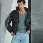 CODE 22 puffer jacket black